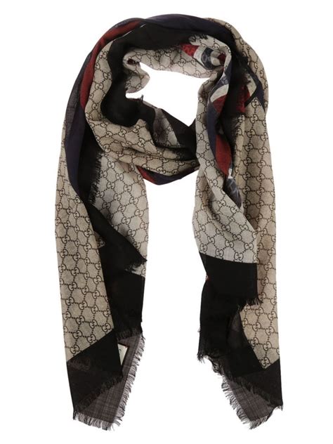 gucci scarf snake women|gucci frayed scarf.